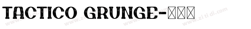 Tactico Grunge字体转换 Tactico Grunge字体转换
